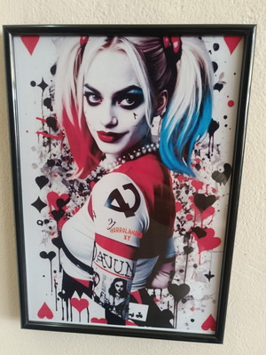 Διακοσμητικό κάδρο Harley Quinn σαν καινούργιο