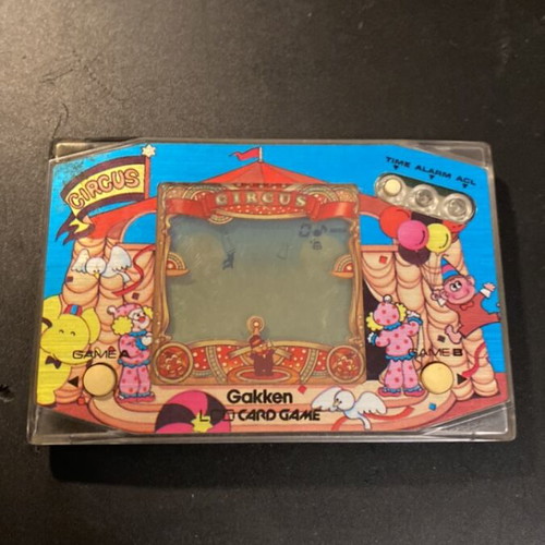 Gakken 1983 Circus Handheld LCD Game vintage used