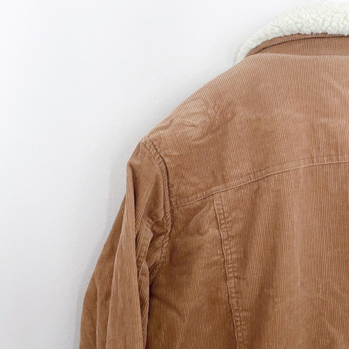 BoohooMAN Brown Corduroy Jacket Large used