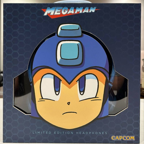 Mega Man Headphones with led light - Limited Edition  Officially Licensed by Capcom