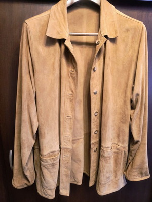 Castor jacket women's size L beige like new