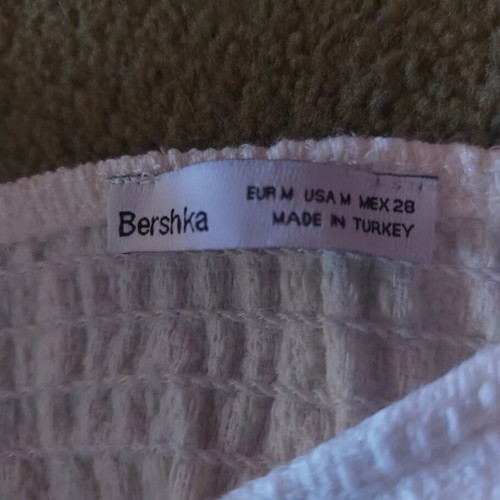 Bershka women's top new, size medium, white