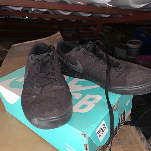 Nike Sb Check Solar CNVS sneakers used, mid condition, size 42, black