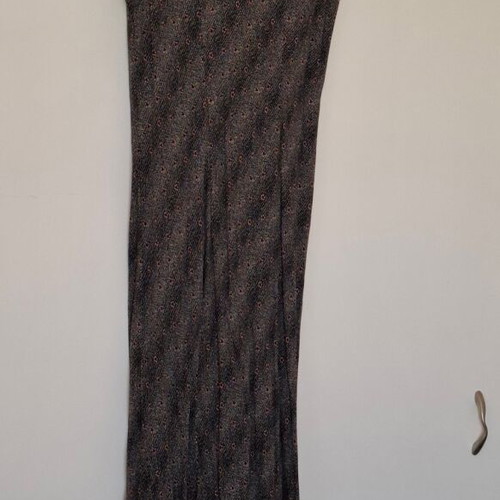 Women's romantic dress like new, gray and red, size S