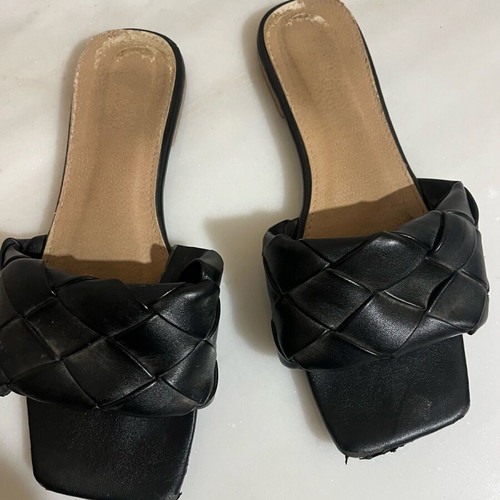 Sandals used, size 38, black