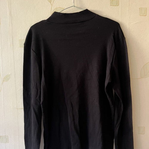 Black women's blouse A-Style new, sizes L / XL, cotton with elastane