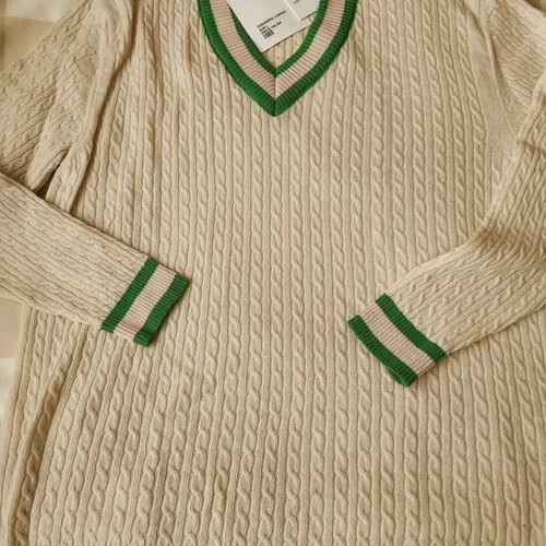 Cashmere Sweater size L new, white