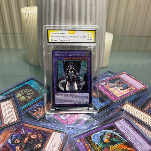 House Dragonmaid Platinum Secret Rare card like new