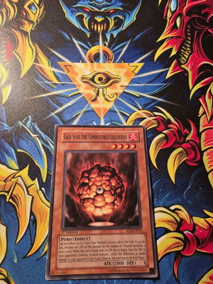 Gaia Soul the Combustible Collective 1st edition used Yu-Gi-Oh! card