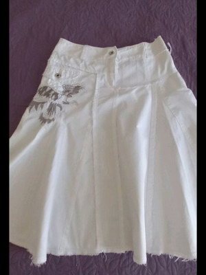 Ysatis skirt white, like new, size M 38 10