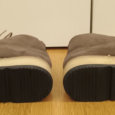 Suede ankle boots new, beige and brown, size 40