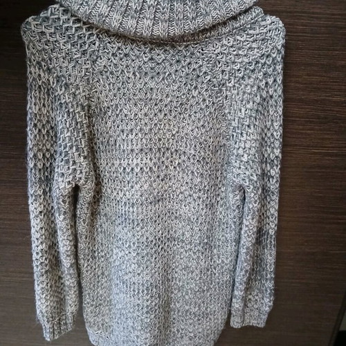 Pullover gray and white like new, size S