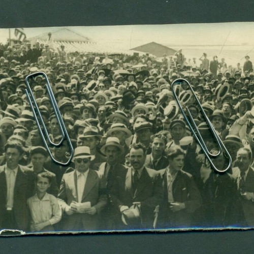 Old photos Mesolongi reception of I. Metaxas 1937 used