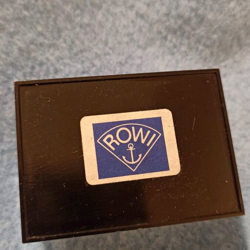 Rowi gold-plated cufflinks new, unused for shirt