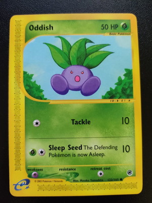Pokemon Oddish 122/165 από τη συλλογή Expedition Base Set 2002 μεταχειρισμένο