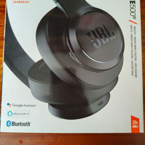 JBL Live 500BT headphones like new with Xiaomi 33W charger