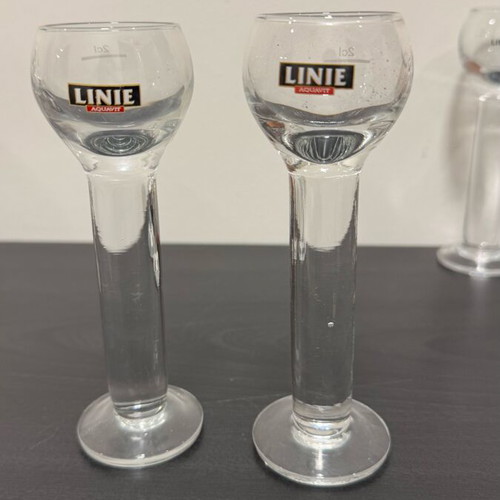 Glasses for ouzo or aperitif like new, set of 2