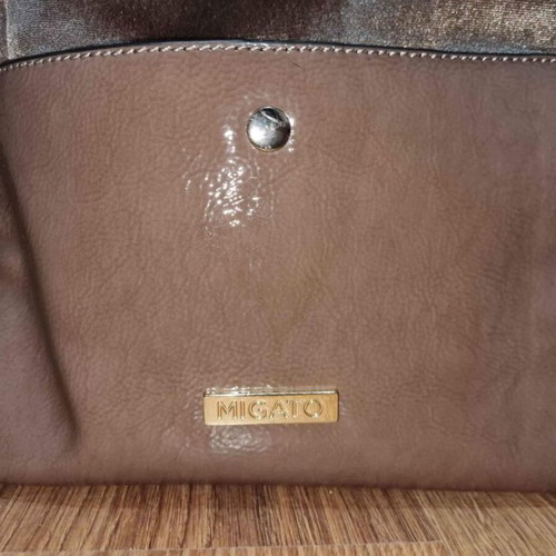 Migato shoulder bag new, brown and gold