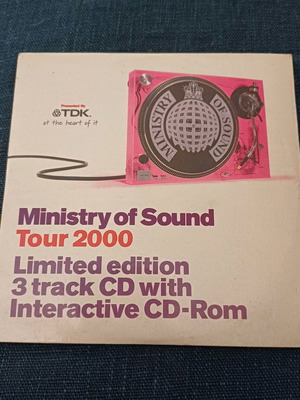 Ministry of Sound Tour 2000 CD limited edition σαν καινούργιο με διαδραστικό CD-ROM