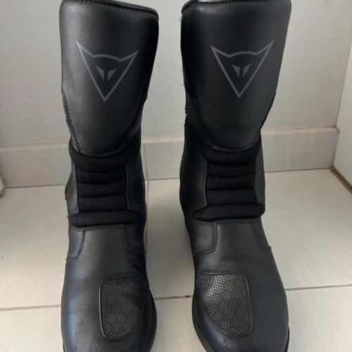 Dainese motorcycle boots used, black, size 42