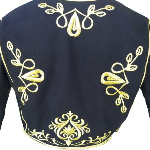 Gold Embroidered Women's Zaketa Kontogouni Traditional Costume new