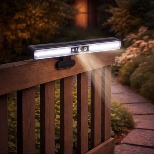 Solar lamp with motion sensor, waterproof and durable