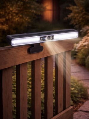 Solar lamp with motion sensor, waterproof and durable