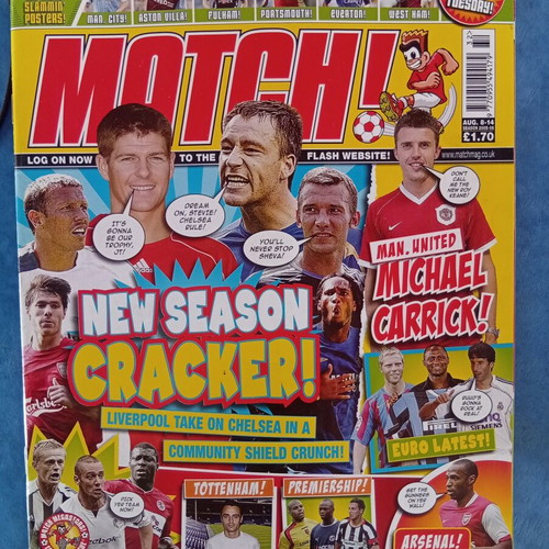 Match Football Magazine issue 8-14/8/2006 like new with Arsenal poster