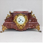  Ρολόι επιτραπέζιο μαρμάρινο, περίπου 130 ετών.