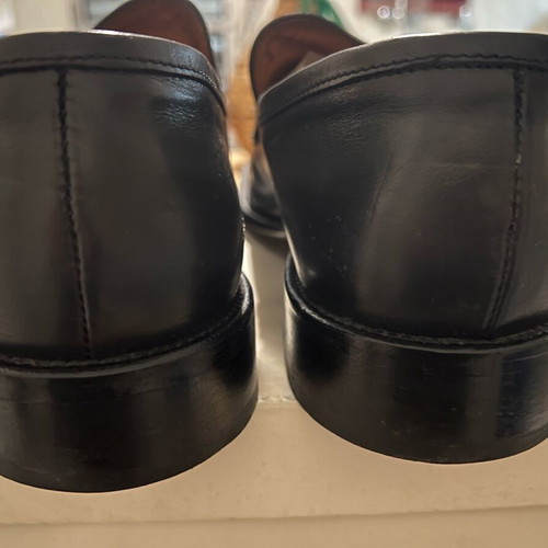 Giammario men's shoes scarpinia/moccasins used, size 45, black