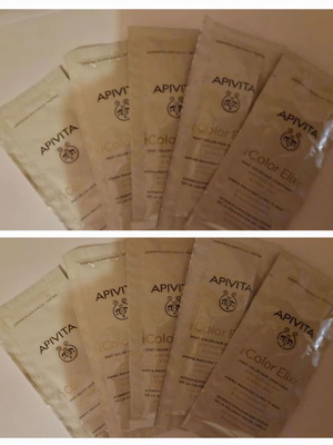 Apivita hair creams for colored hair with hyaluronic acid and honey extract 10x15ml new