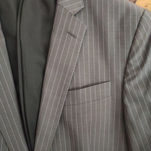 Cerruti 1881 men's jacket gray silver like new
