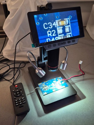 Andonstar ADSM302 digital microscope with 5" screen new