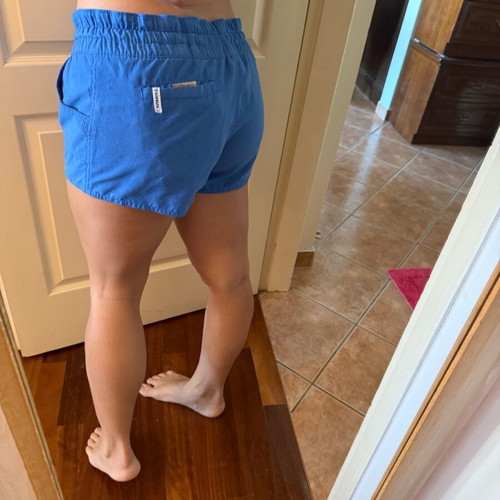 Firefly women's blue sports shorts like new with keychain