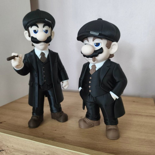 Luigi ala Peaky Blinders collectible 3D printed figure new