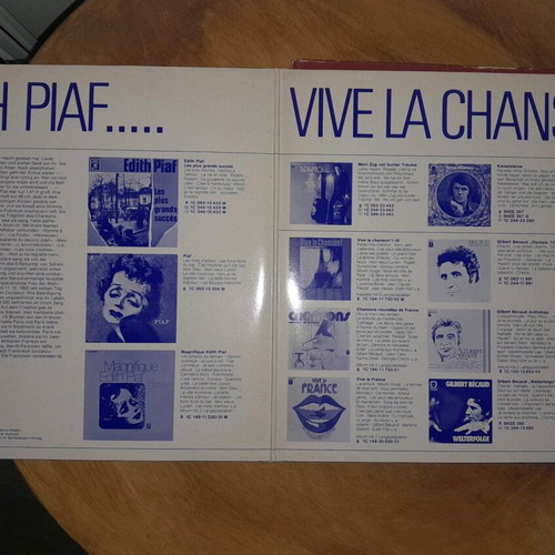 Edith Piaf vinyl records like new, classical music, 2 discs