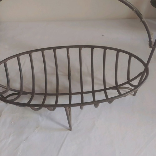 Metal handmade 5-candle candlestick new with fruit holder