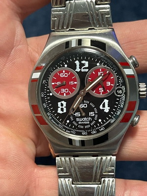 Swatch AG 2007 used, red