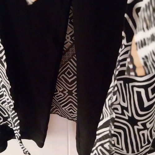 Pants with nice pattern like new, sizes S and M