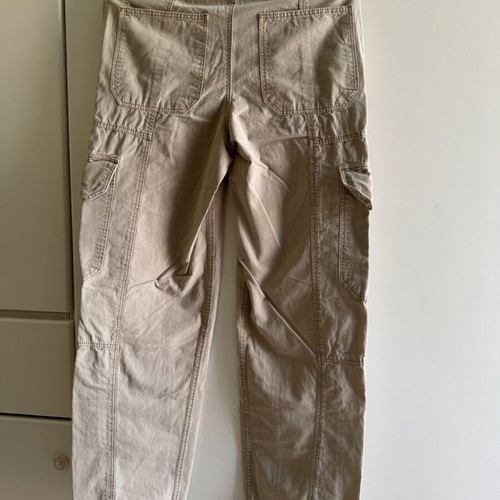 Pull&Bear cargo pants used, size 36, beige