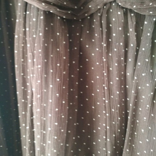 Zara skirt used brown polka dot size medium