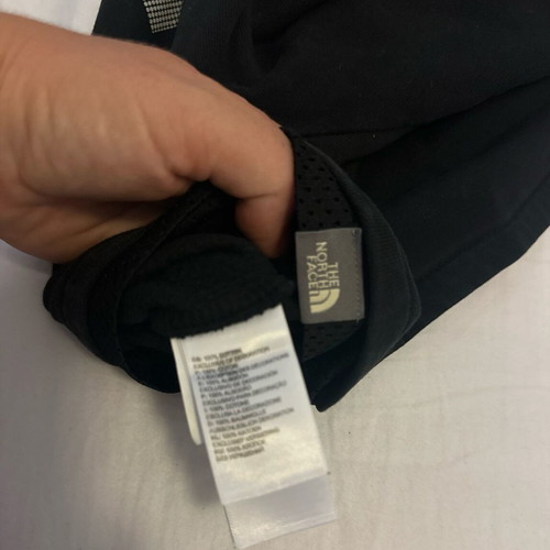 The North Face black cropped hoodie for girls 10-12 years, like new