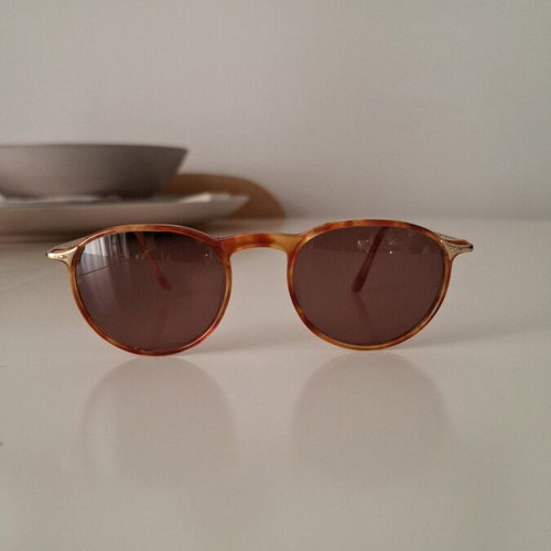 Vintage 90s Rolling sunglasses like new, brown and gold