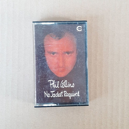 Phil Collins No Jacket Required cassette tape used, pop