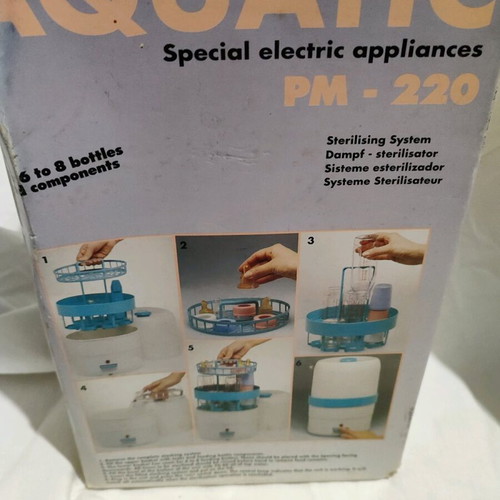Bottle sterilizer and pacifiers new in box with all accessories