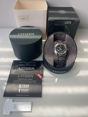 Citizen Eco-Drive Titanium ανδρικό ρολόι νέο, 2023, τιτάνιο