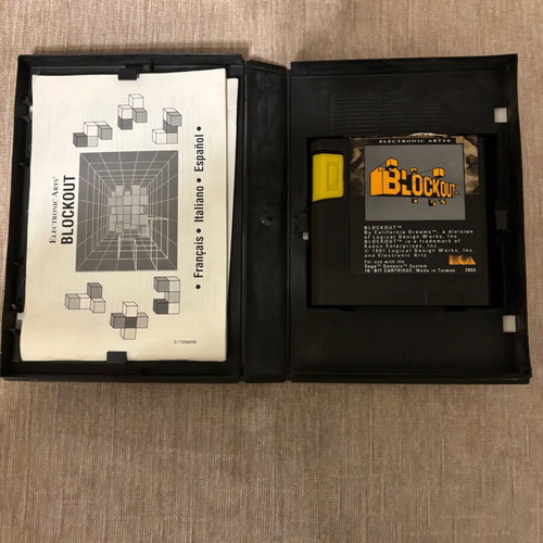 Blockout SEGA Mega Drive used, complete