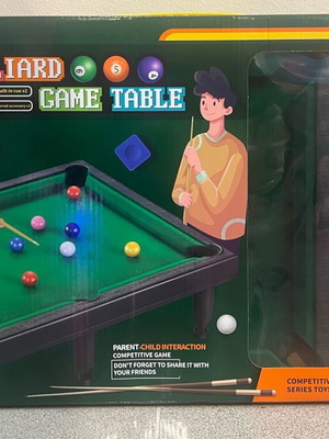 Children's Billiard Game Table new