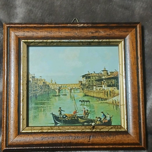 Vintage frames new, set of 2 with glass 11.5×12.5cm