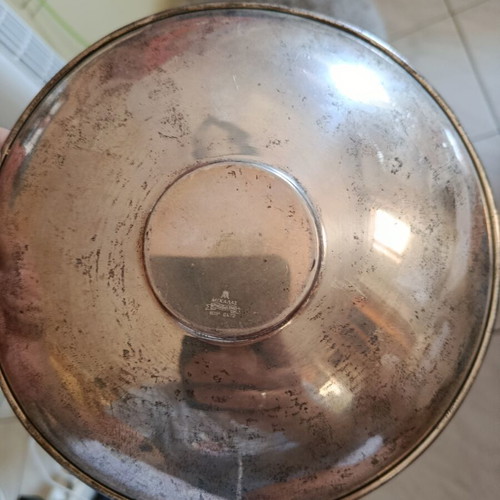 Silver commemorative plate, gift from Mayor Nikitas Kaklamanis